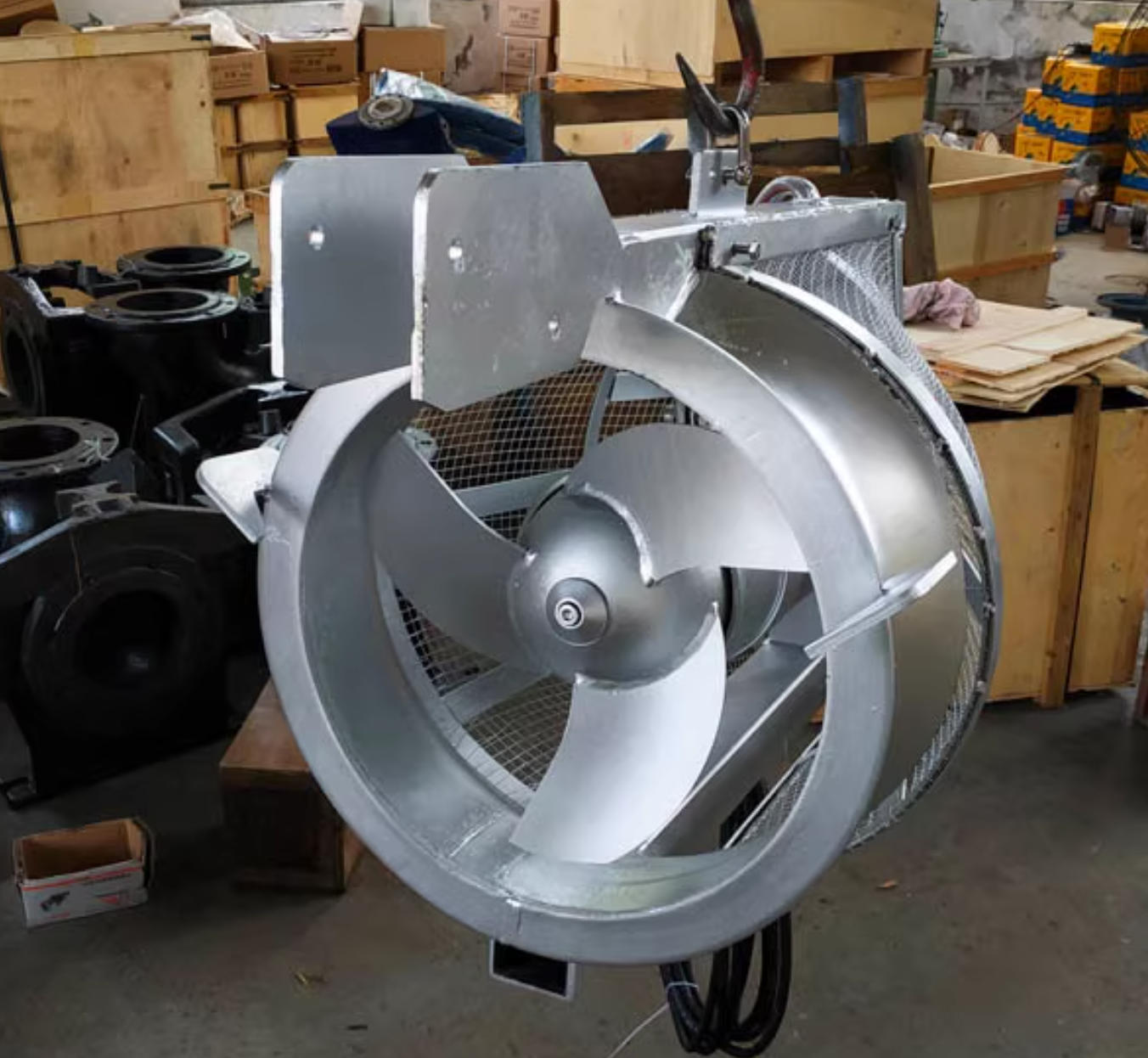 南京藍寶石環(huán)保與陽新某水務公司合作-QHLB潛水回流泵應用案例